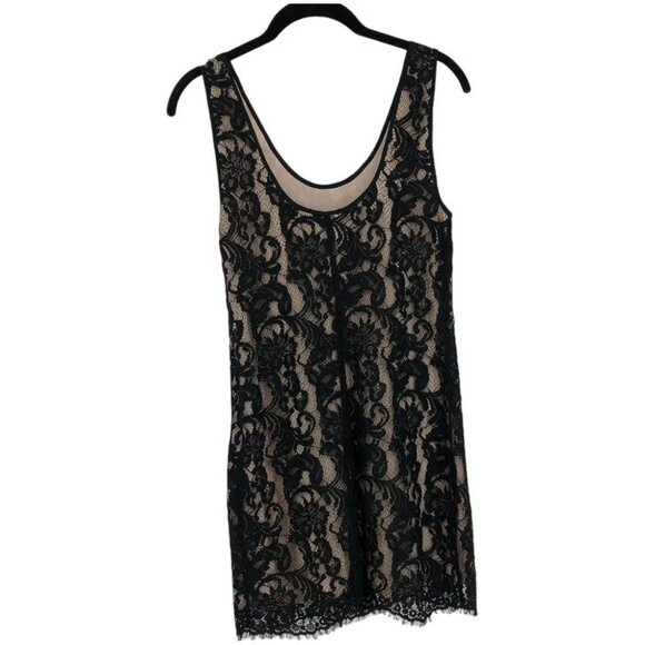 ARITZIA Wilfred hemon lace crochet mini dress black and nude  XS - Picture 3 of 10